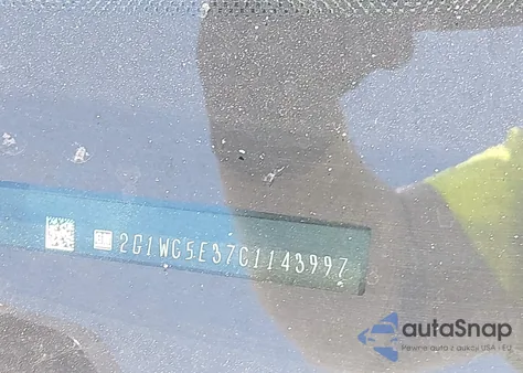 2012 Chevrolet Impala Ltz z USA, uszkodzony, nr VIN 2G1WC5E37C1143997